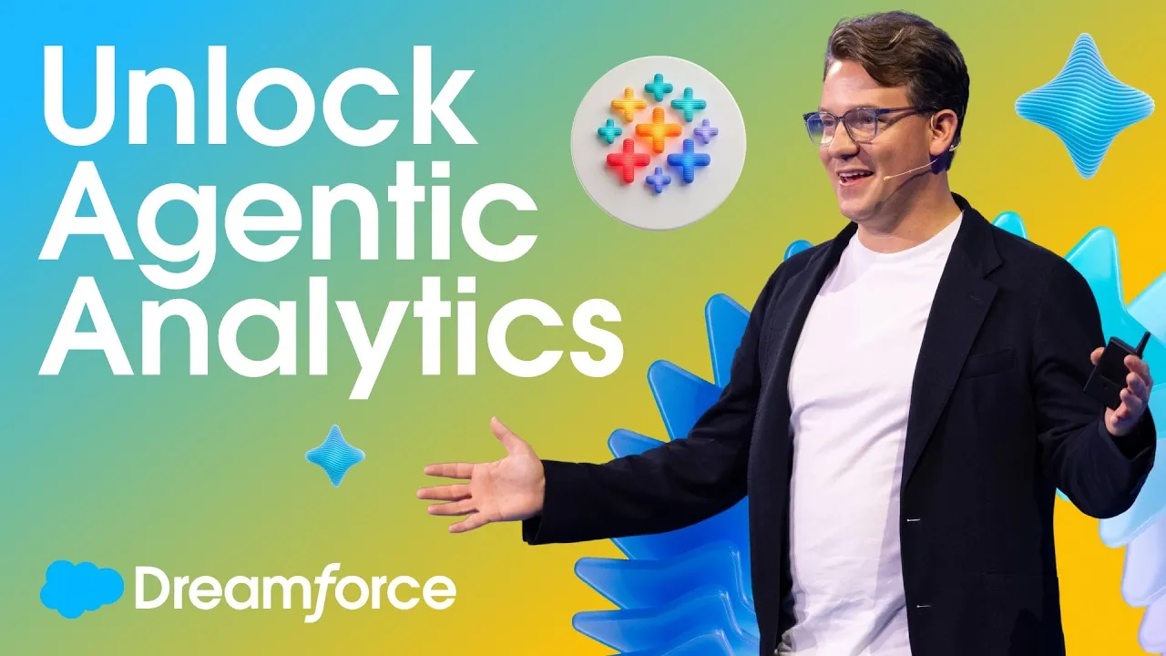 Keynote de Tableau en Dreamforce 2026 sobre analítica agéntica